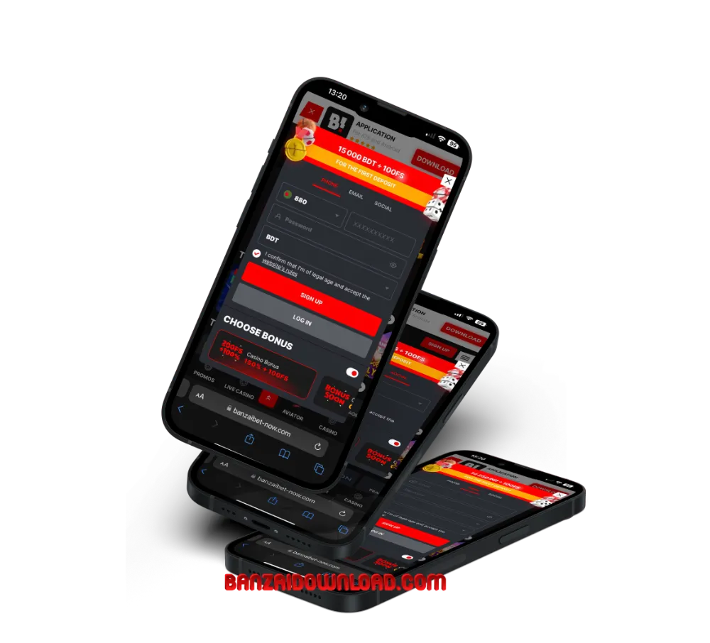 Registration BanzaiBET App
